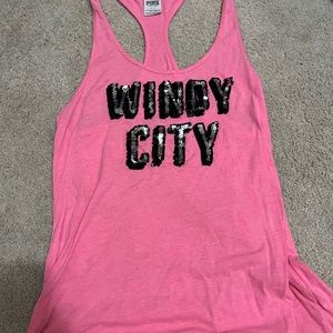 PINK razorback tank